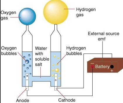 In The Electrolysis Of Acidified Water A Name The Tutorix