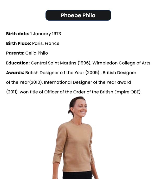 Phoebe Philo Wins Designer Of The Year At The British Fashion