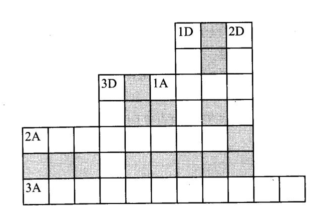 Given below is a crossword puzzle based on this le Tutorix