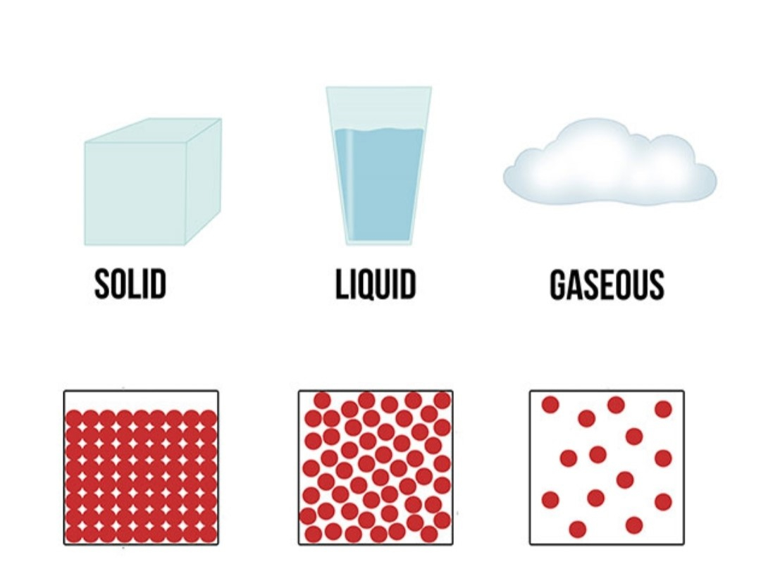 Name the three states of matter Give one example o - Tutorix