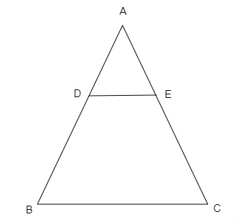 D and E are the points on the sides AB and AC resp - Tutorix