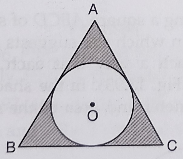 A Circle Is Inscribed In An Equilateral Triangle A Tutorix 7176