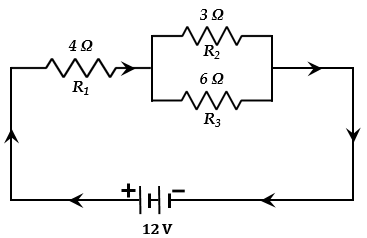 The circuit diagram given below shows the combinat - Tutorix